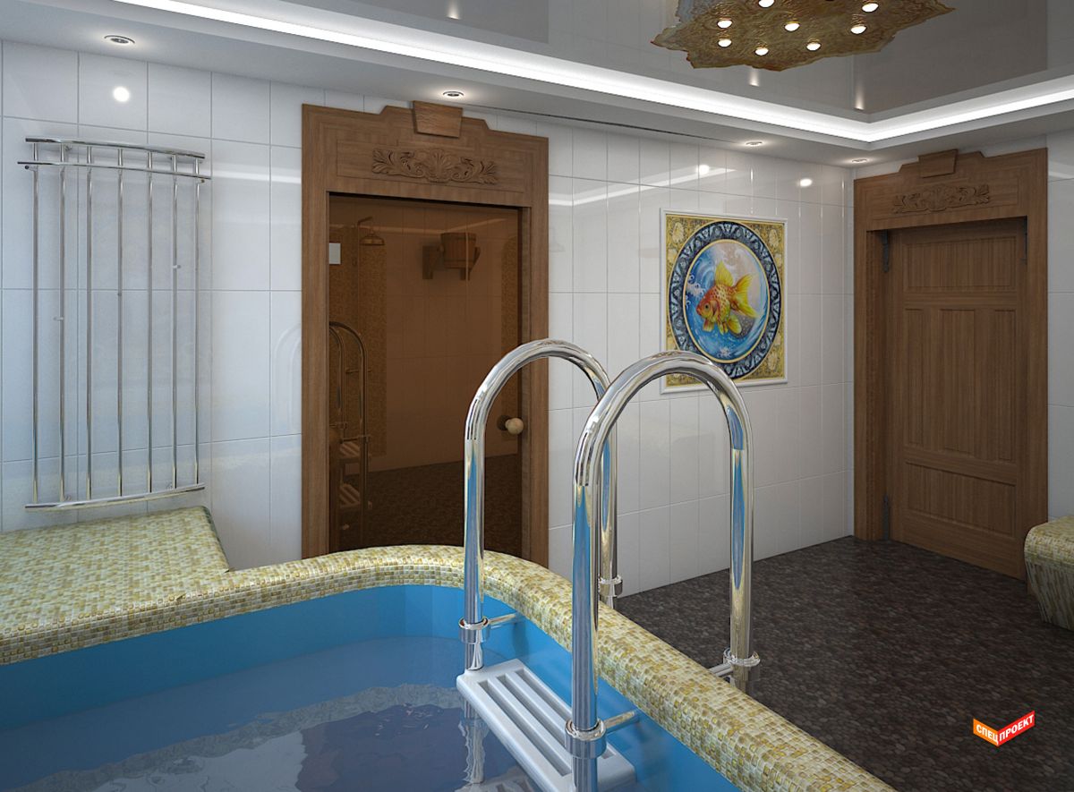 Интерьер дизайн баня